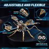 Shepatio 3D Puzzles for Adults, Metal Model Kit Wasp Mechanical Puzzle for Adults/Teens, DIY Creative Craft Gifts Kits Difficult Assembled 3D Puzzle for Family Time, Home Decor (Gold)