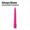 Revlon Lip Liner, Colorstay Lip Makeup with Built-in-Sharpener, Longwear Rich Lip Colors, Smooth Application, 677 Fuchsia, 0.01 oz