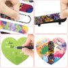 ceiba tree Valentines Day Cards with Finger Skateboards for Kids Classroom Exchange Party Favors