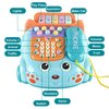 Kimery Baby Phone Toy,Baby Toy Phone Cartoon Baby Piano Music Light Toy Children Pretend PhoneToy Gift Game Boy Girl Early Education Gift Blue (18 M+)