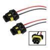 iJDMTOY 900-Series 9005 9006 Female Adapter Wiring Harness Sockets Wire Compatible with Automtive Driving Light, Fog Light, etc