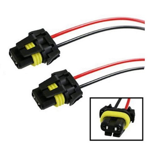 iJDMTOY 900-Series 9005 9006 Female Adapter Wiring Harness Sockets Wire Compatible with Automtive Driving Light, Fog Light, etc