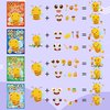 Dorgua Make Your Own Bee Stickers, Make-a-Face Bee Stickers, Cute Bee Honey DIY Craft Stickers, Make Your Own Stickers for Kids Birthday Gifts Party Favors, 8 Designs 24 Sheets