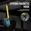 DURATECH Magnetic Tape Measure 25FT with Fractions 1/8, Retractable Measuring Tape, Easy to Read Both Side Measurement Tape, Magnetic Hook and Shock Absorbent Case for Construction, Carpenter