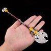 Superbuybox Legend of Zelda Link Martial Arts Sword Spear Arrow Bow Shield Action Figure Game Collection Desk Room Decoration Backpack Pendant Gift (Zelda Savage Lynel Spear)