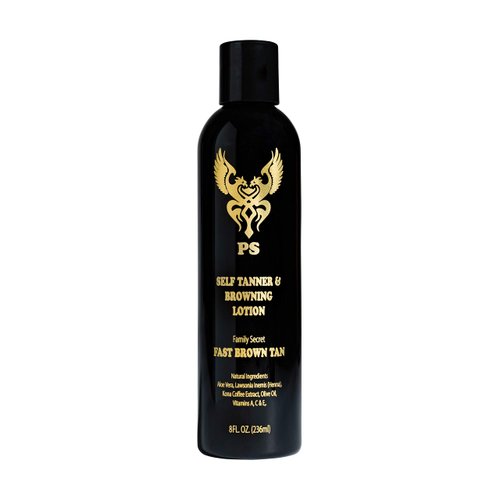 PS Self Tanner and Browning Lotion, All Natural Moisturizing Sunless/Sun Tanning Lotion that Instantly Delivers Natural/Buildable Color, For In & Outdoor Use w/Deep Daily Moisturizing Benefit.