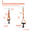CoreSlings Cable Machine Handles with Finger Straps for gripping Forearm Strength Training, Workout Handles Cable attachments for Gym, Resistance Bands Handles.