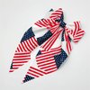 Vsdski Women's Hair Clip Bow - 4th of July & Party, Patriotic Long Tail Hair Ribbon Bowknot Hair Barrettes, Nonslip Alligator Clips, 2pcs