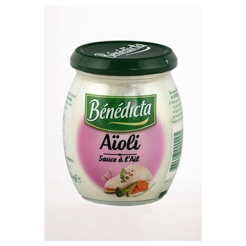 Benedicta Gourmet Creamy Garlic Sauce - Sauce Aioli - 8.8 oz.