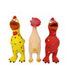 PetLike Squeaky Dog Toys Safe Latex Dog Chew Toy for Small Medium Dogs Screaming Rubber Chicken Dog Toys Set 3 Pack