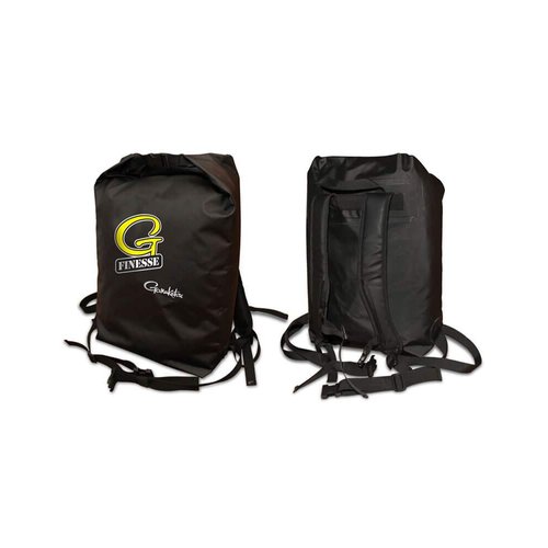 Gamakatsu BAG001 Waterproof Dry Bag, Zblack with Red Strips, One Size