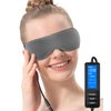 Aroma Season Heated Eye Mask, Warm Eye Compress for Dry Eyes Stye Blepharitis MGD and Blepharitis, Moist Heat Treatment to Unclog Lacrimal Glands (Dark Gray)