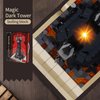 Lord of The Rings Castle Building Blocks Toys,Creator Architecture Dark Tower Magic Book Building Set, Best Choice for 12+ Boys, Girls or Adults.