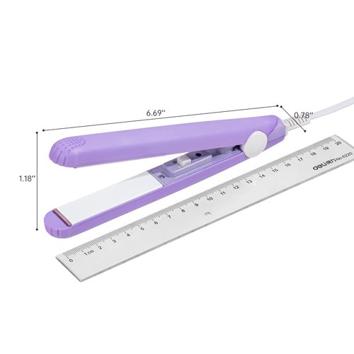 Hair Straightener Mini Flat Iron for Thin Hair Purple