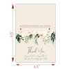 MPC Brands In Memory Of Blank Funeral Thank You Cards - Sympathy Bereavement Thank You Cards With Envelopes - Message Inside (25, Sage Floral)