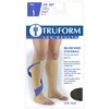 Truform 20-30 mmHg Compression Stockings for Men and Women, Knee High Length, Open Toe, Black, Medium