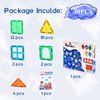 Anbalulu Magnetic Building Tiles,Magnet Building Set,Magnetic Blocks, 3D STEM Stacking Toys, Magnets Toy for Kids Boys Girls