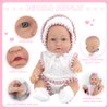 10 Inch Baby Doll with Doll Clothes and Accessories Set, Gift Set with 10" Realistic Baby Doll, 3 Sets of Clothes, Bottle, Pacifier, Rattle & Accessories Ages 3+