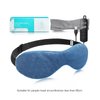 Aroma Season Heated Eye Mask for Dry Eyes, Warm Eye Compress with Flaxseed Graphene FIR for MGD, Dry Eye Syndrome, Chalazion Blepharitis Stye Eye Treatment, Steam Moist to Unclog Glands (Blue)