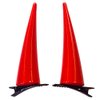 Anime Power Horns Hair Clips Devil Horn PVC Cosplay Props Red PVC Headwear Barrettes Unisex Hair Accessory Halloween