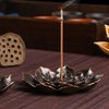 SLKIJDHFB Incense Burner - Incense Stick Holder 5 Incense Holes with Detachable Ash Catcher