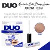 DUO Quick-Set Clear False Strip Lash Adhesive, Dries Invisible 0.18 oz x 1 Pack