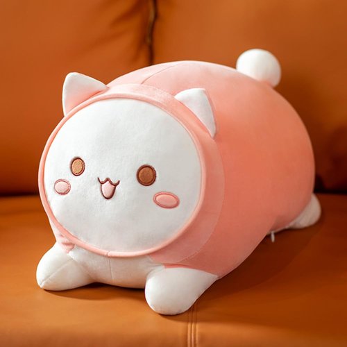 RoseAuroma 15.7" Cute Cat Cosplay Plush Pillow Stuffed Animal Toy Kawaii Soft Doll Gifts for Family, Friends, Kids