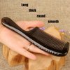 JXOFROAD Black Horn Beard Comb,Traditional Handicraft Anti-static Comb, Black Smooth Comb for Scalp Health Care,Buffalo Horn Comb for Women(Mothers Day Gifts)