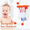 OBTANIM Bathtub Fun Basketball Hoop Balls Set Bathroom Shooting Game Toy for Toddler Kids Children Baby Bath Tub