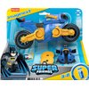 Fisher-Price Imaginext DC Super Friends Batman Toy Figure and Transforming Batcycle for Pretend Play Kids Ages 3+ Years