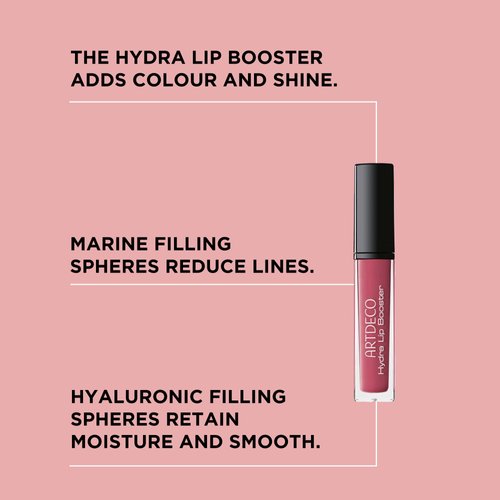 ARTDECO Hydra Lip Booster - Translucent Cryptal Bud - Hydrating Lip Gloss - Boosting Effect - Hint of Color & Beautiful Shine - Non-Sticky Finish - Lip Care - Lip Oil - Makeup - Hyaluron - 0.21 Fl Oz