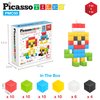 Picasso Cubes Kids Pixel 1” Magnetic Puzzle Cube Mix & Match w/Free Ideabook Sensory Toys STEAM Learning Building Block Magnets Construction Toy Set Stacking Magnet Creative Kit