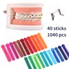 Rubber Bands for Braces, 1040 Pcs Color Orthodontic Ligature Ties O-Rings Elastic Braces Rubber Bands
