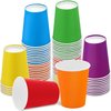 URATOT 60 Pieces 9 Ounce Disposable Paper Cups Rainbow Party Cups Drinking Cups for Party, DIY and Holiday, 6 Colors