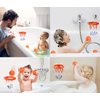 ENTHUR Bath Toy Fun Basketball Hoop & Balls Set for Boys and Girls Kid & Toddler Bath Toys Gift Set 3 Balls Included