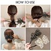 Caliee Hair Bun Maker Set - 6 PCS French Twist Accessories for Long, Curly, Straight, Thick or Thin Hair Styles