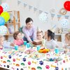 Hegbolke Dog Party Supplies Serve 20-81Pcs Plates Napkins Tablecloth Forks Set for Doggy, Kids, Dog Birthday Party Decorations Dog Theme Party