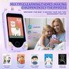 Kids Smart Phone for Girls, Christmas Birthday Gifts for Girls Age 3-10 Kids Toys Cell Phone, 2.8" Touchscreen Toddler Learning Play Toy Phone with Dual Camera