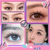 Manga Lashes Natural Look Individual Lash Clusters Anime False Eyelashes Wispy Spiky Kawaii Korean Makeup Clear Band 3D Short Faux Mink Manhua Eyelashes - Geeneiya 02A