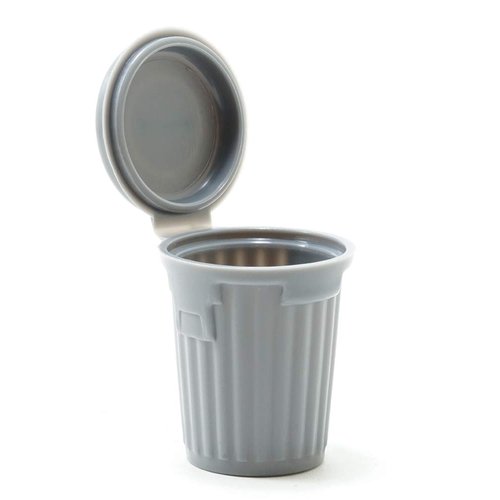 Melody Jane Dolls Houses International Miniatures by Classics Dollhouse Miniature Trash Can with Opening Lid