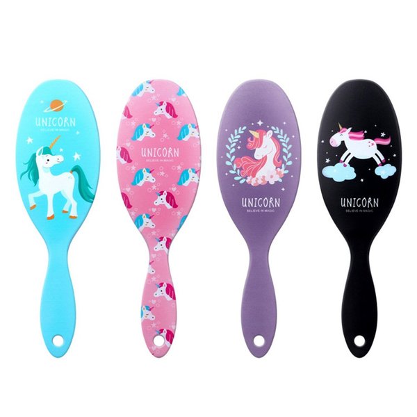 AhlsenL 4 Pack Detangler Hair Brushes, Anti-static Massage Comb Hair Brush for Women Girls Curly Straight Long or Short Hair