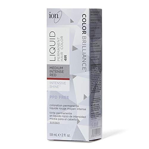 Ion 4IR Medium Intense Red Permanent Creme Hair Color 4IR Medium Intense Red