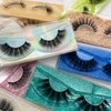 Fluffy Lashes 18mm False Eyelashes 30 Pairs 10 Styles Mixed Natural 9D Faux Mink Lashes Bulk Soft Reusable Fake Eyelashes Wholesale Lash with Glitter Portable Boxes