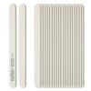 ForPro White Foam Board, 180/240 Grit, Mylar Manicure and Pedicure Nail File, 7” L x .75” W, 50-Count
