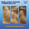 Clairol Nice'n Easy Permanent Hair Dye, 8G Medium Golden Blonde Hair Color, Pack of 3
