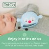 Teething Toy for Infants & Babies, Teethers for Babies 3-6 Months, Baby Teethers 0-6 Months, Teething Toys 6-12 Months, TotCo Never-Drop Baby Teething Toy, Blue