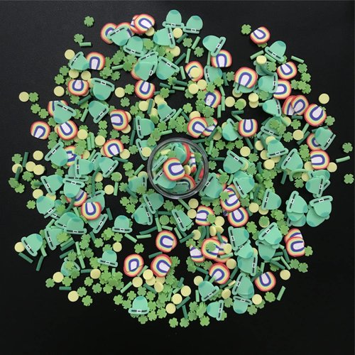 PrettyG 50g Pack Mixes Slices Supplies Polymer Soft Clay DIY Decoration for Resin Nail Art Slime Cake Dessert MS02