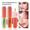 YCLUOYANG-Color Changing Blush Oil, Liquid Blush Oil for Cheeks, Long-lasting Color Pigments, Clear Blush For All Skin Tones