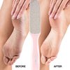 Probelle Double Sided Multidirectional Nickel Foot File Callus Remover - Immediately Reduces calluses and Corns to Powder for Instant Results, Safe Tool (Pink)