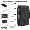 Phone Pouch,Cell Phone Holster, Multi-Purpose Phone Belt Pouch,Tactical Phone Case Tool Holder, Molle Cell Phone Pouch Carrying Case, Men’s Waist Pocket for Hiking, Camping, Belt Pouches for Men